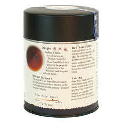 The Tao of Tea Rose petals closeup highlights vibrant petals and the blend's delicate aroma