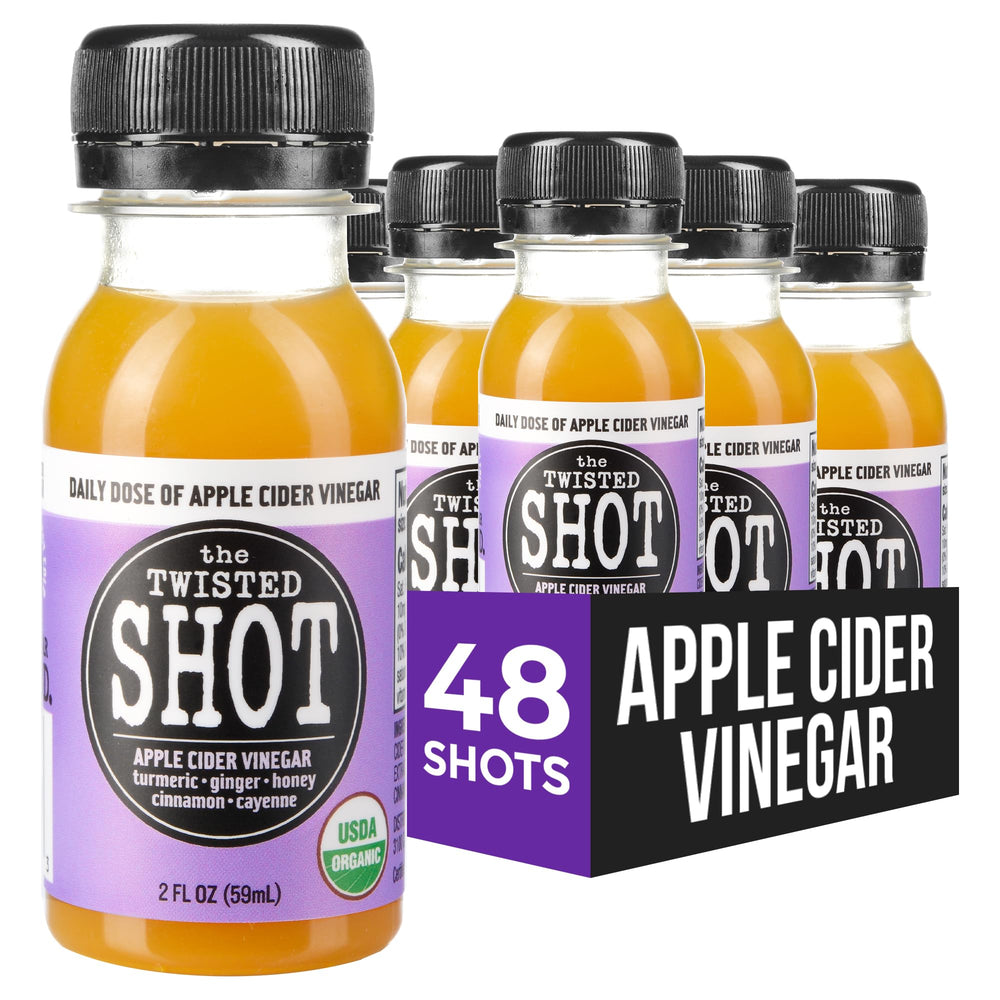 The Twisted Shot bottle front — ready-to-drink daily digestion support.