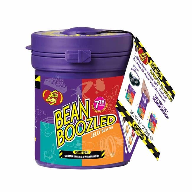 TheCandyCo BeanBoozled 7th Edition dispenser beans for party game fun.