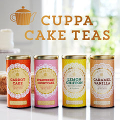 The Republic of Tea Strawberry Shortcake cuppa cake steam hints bakery notes.