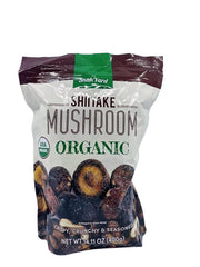 The Snak Yard Shiitake Crisps 14oz bag, crisp and convenient snack for on-the-go