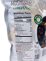 Serving bowl of The Snak Yard Shiitake Crisps, a savory vegan snack