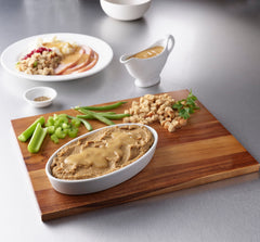 Thick & Easy Purees close-up of smooth puree texture.