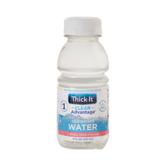 Thick-It Clear Advantage mildly thick water bottle being poured for easy hydration on the go