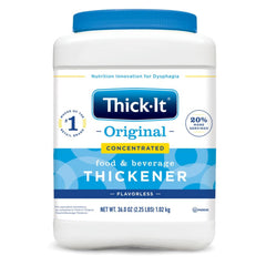 Thick-It Original canister front for easier swallowing with flavorless thickener.