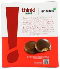Think! Bar Minis Grlsct Chocolate Pb - lunchbox friendly snack