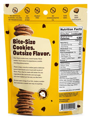 Thinsters chocolate chip cookie thin close-up with crisp bite and dark chips