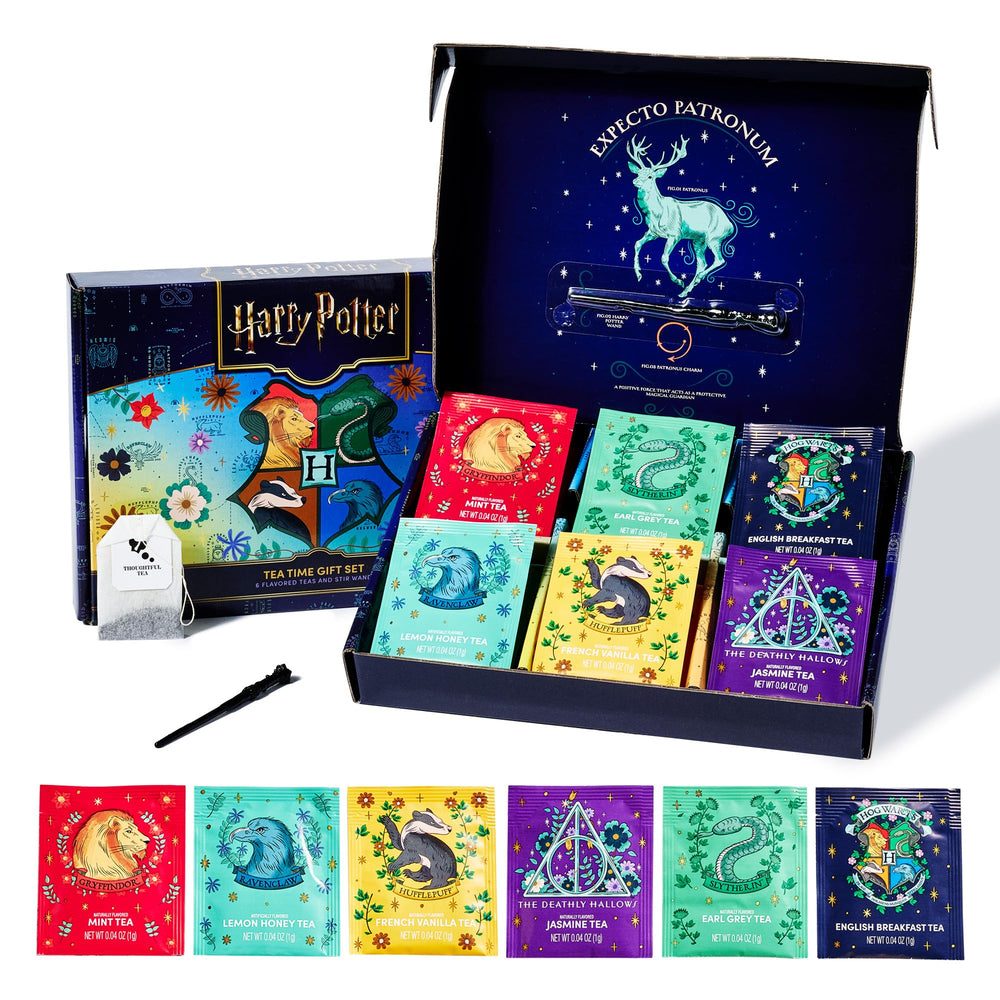 Thoughtfully Harry Potter Tea Gift Set Box ideal for gifting and cozy tea rituals.