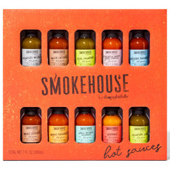 Thoughtfully Smokehouse bottle pour shows bold color for wings or tacos