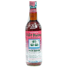 Three Crabs Brand Fish Sauce bottle pour enhances umami for pho and stir-fries