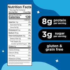 Three Wishes frosted cereal served in a bowl shows protein-packed morning.
