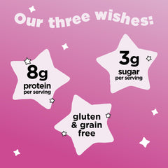 Three Wishes Marshmallow cereal bowl ready for a protein-packed breakfast.
