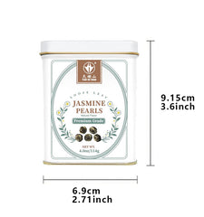 Tian Hu Shan jasmine aroma closeup highlighting natural fragrance.