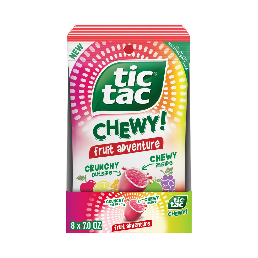 TIC TAC CHEWY Fruit Adventure bulk-pack ready for sharing during gatherings.