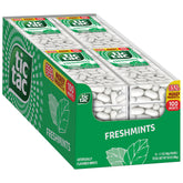 Tic Tac Freshmints twelve-pack front view for quick on-the-go refreshment