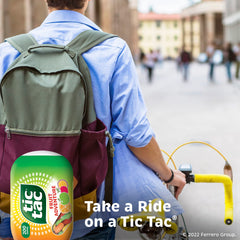 Tic Tac Fruit Adventure gluten-free label assuring safe, gluten-free enjoyment.
