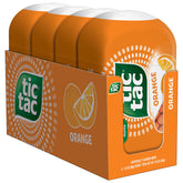 Tic Tac Orange pocket-pack mints for on-the-go refreshment and sharing.