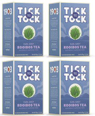 Tick Tock Teas Rooibos Earl Grey tea bags with bergamot aroma for soothing moments