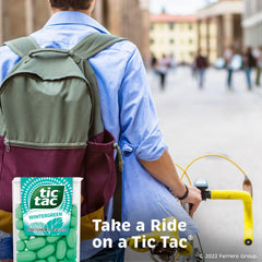 Tic Tac Wintergreen gluten-free label shown on pack for dietary-conscious shoppers.