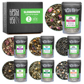 Tiesta Tea 7 Green Teas Dry Flight Sampler pack for tastings.