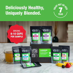 Fruity Paradise loose leaf highlights bright flavors for hot or iced sips.