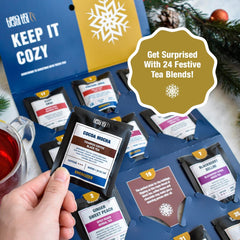 Tiesta Tea gift-ready packaging highlights holiday gifting appeal