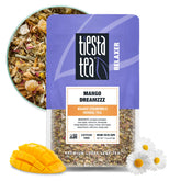 Tiesta Tea Mango Dreamzzz Chamomile loose leaf tea in resealable pouch preserves freshness