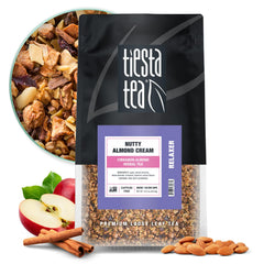 Tiesta Tea Nutty Almond Cream loose leaf bulk image showing premium bulk packaging