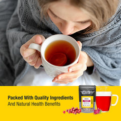 Tiesta Tea brewed cup hot captures soothing herbal notes