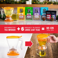 Blueberry Wild Child sample bag highlights bold flavor for a refreshing afternoon tea