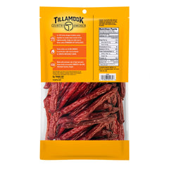 Tillamook Teriyaki smoked sausages close-up with glossy glaze for flavor-packed bites.