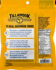 Tillamook Zero Sugar Black Pepper Jerky slices close-up with pepper seasoning