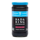 Tillen Farms Bada Bing Cherries packaging shown as a premium allergen-free snack option