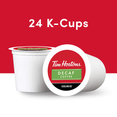 Tim Hortons Keurig-compatible pods for quick, café-style coffee at home.