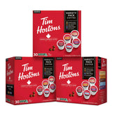 Tim Hortons variety pack pod shows mixed flavors for everyday coffee variety