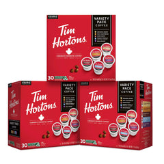 Tim Hortons variety pack pod shows mixed flavors for everyday coffee variety