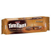 Tim Tam Chewy Caramel biscuits on a plate, ideal with tea