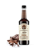 Tippleman's Mocha Syrup bottle shows rich chocolate aroma for coffee and desserts.