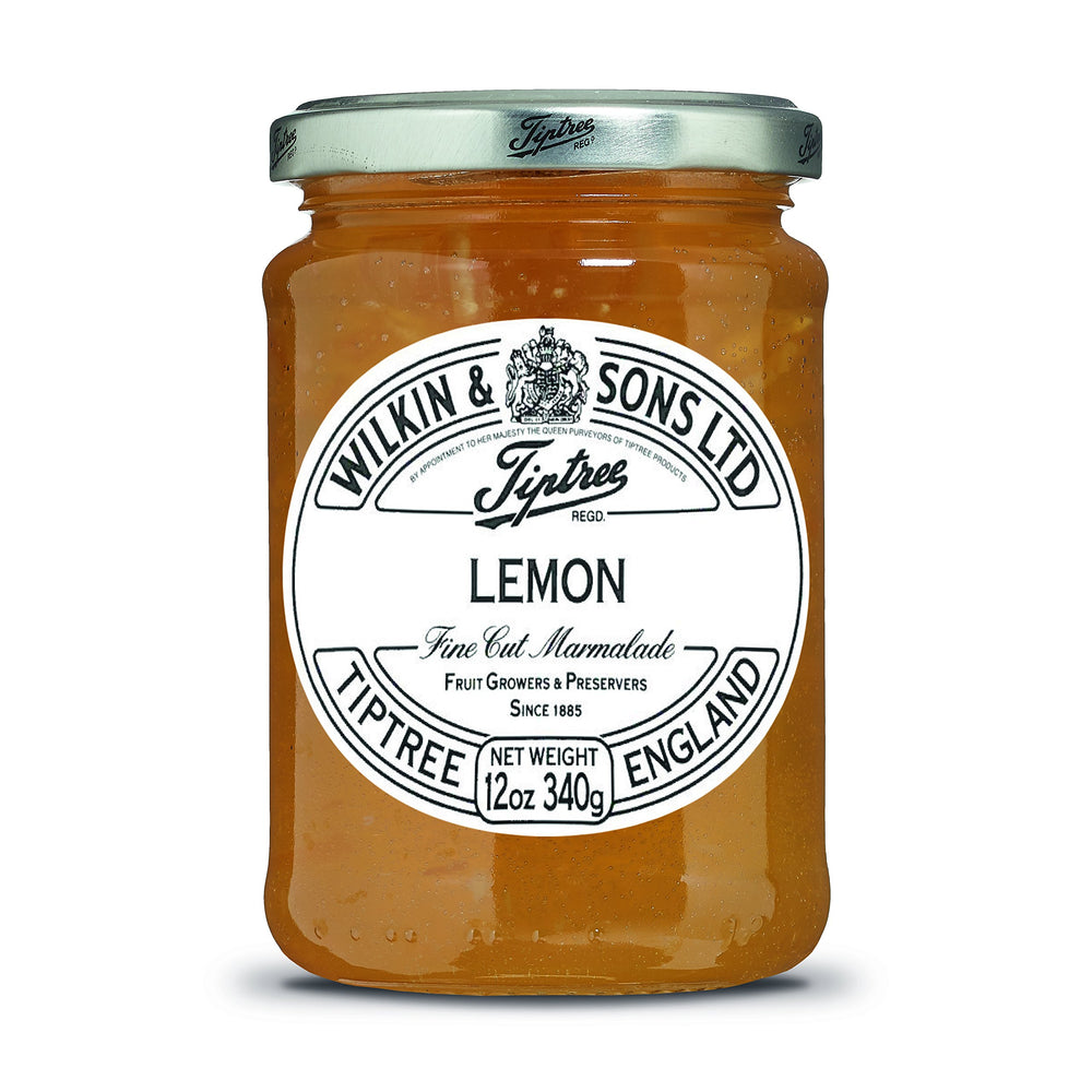 Tiptree Lemon Marmalade jar ready for a breakfast spread