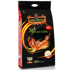 TNI King Coffee hot water pour into cup for fast prep.