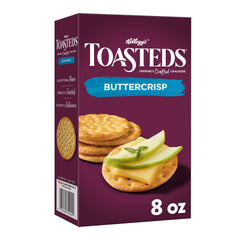 Toasteds Classic Buttercrisp crackers on a platter for sharing.
