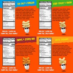 Todd's Egg-Cellent Protein Puffs on shelf highlighting gluten-free and paleo-friendly appeal.