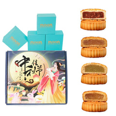 Toega mooncake with traditional crust, ideal for festive celebrations.