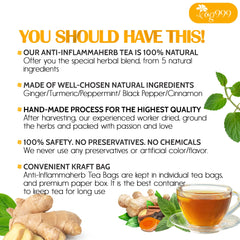 TOG999 Anti-Inflammaheb peppermint aroma fresh and inviting