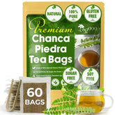 TOG999 premium 60-chanca-piedra tea bags packaging front highlighting natural ingredients