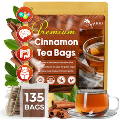 TOG999 premium cinnamon tea bags 135 in pack for everyday ritual