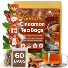 TOG999 premium cinnamon tea bags in packaging for easy daily ritual.