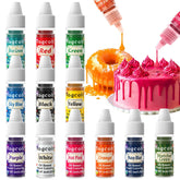 Togcolr oil-based coloring bottles deliver vivid chocolate colors.