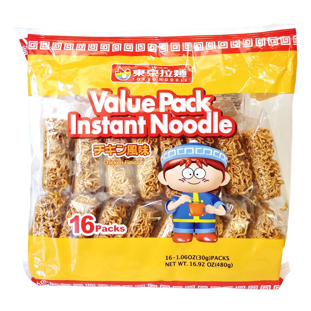 Tokyo Noodle value pack chicken flavour noodles for quick weeknight meals