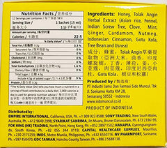 Tolakangin Tolak Angin Herbal with Honey bottle close-up highlighting ginger and mint aroma.